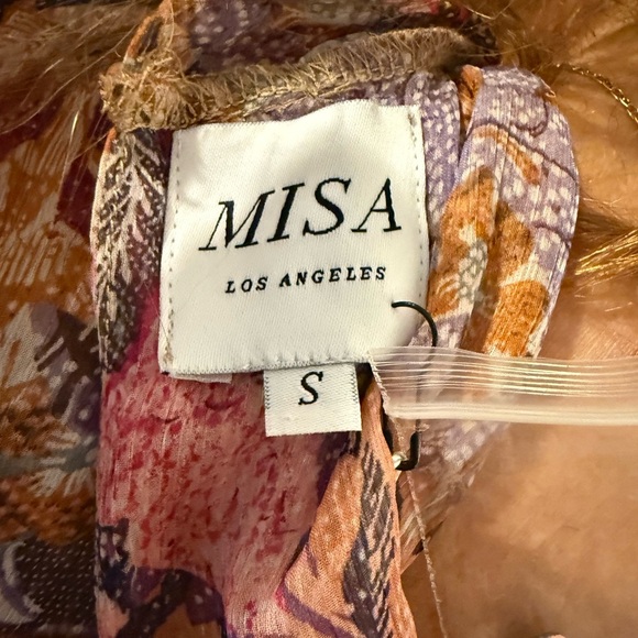 Misa Floral Chiffon Keyhole Dress - Picture 3 of 11